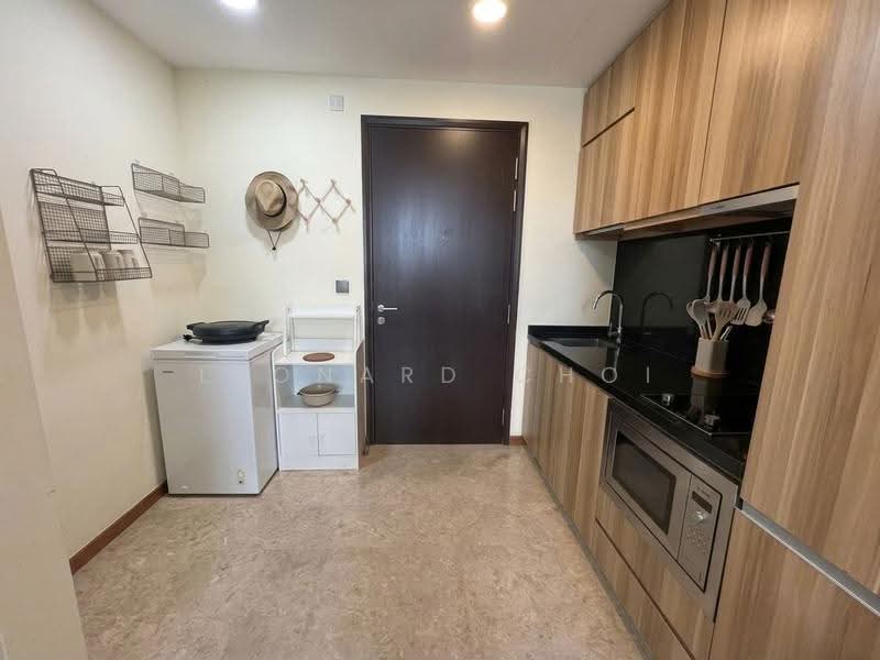 NottingHill Suites, 29A Toh Tuck Road, Clementi Park / Upper Bukit Timah, 1 Bedroom, 398 sqft, Apartment For Rent, by Leonard Choi, 500280417 - Kitchen - PropertyGuru.com.sg