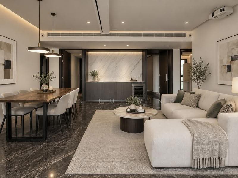 Avenue South Residence, 13 Silat Avenue, Alexandra / Commonwealth, 4 Bedrooms, 1,496 sqft, Condominium For Rent, by Han Hui Ying, 500280443 - Living Room - PropertyGuru.com.sg