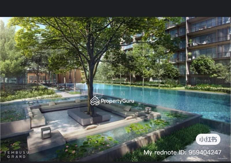 Tembusu Grand, 94 Jalan Tembusu, East Coast / Marine Parade, 1 Bedroom, 527 sqft, Condominium For Rent, by Julian Li, 500280448 - Pool - PropertyGuru.com.sg