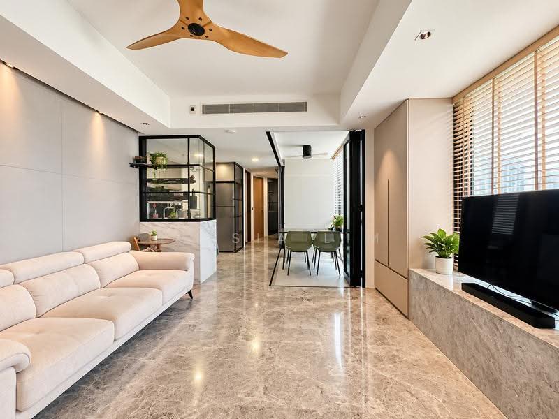 The Iveria, 2 Kim Yam Road, Orchard / River Valley, 3 Bedrooms, 904 sqft, Condominium For Sale, by Elysia Lim, 500280532 - Living Room - PropertyGuru.com.sg