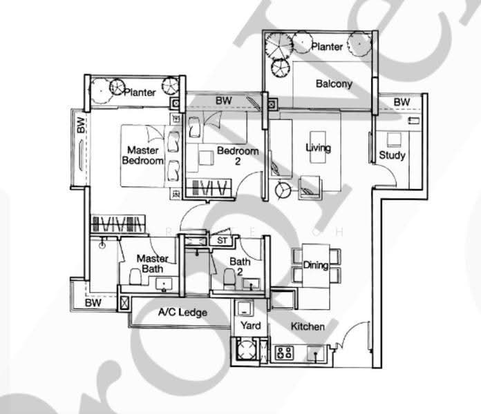 Optima @ Tanah Merah, 82 Tanah Merah Kechil Avenue, Bedok / Upper East Coast, 2 Bedrooms, 969 sqft, Apartment For Sale, by Garette Goh, 500280545 - PropertyGuru.com.sg