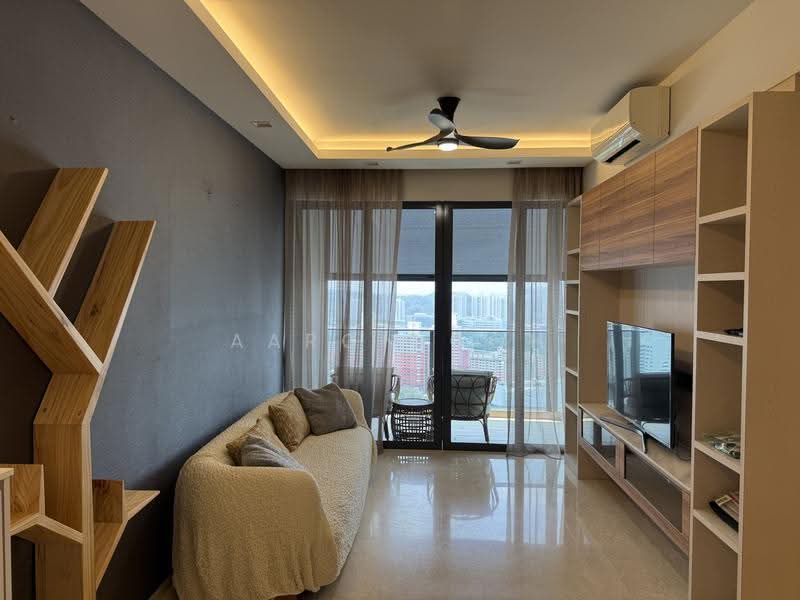 Stirling Residences, 21 Stirling Road, Alexandra / Commonwealth, 3 Bedrooms, 1,055 sqft, Condominium For Rent, by Aaron Goh, 500280566 - Living Room - PropertyGuru.com.sg