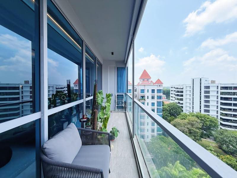 Residences @ Evelyn, 15 Evelyn Road, Newton / Novena, 2 Bedrooms, 1,141 sqft, Condominium For Sale, by Joyce Lye Hui Xin, 500280607 - Balcony - PropertyGuru.com.sg