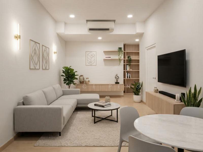 Mandale Heights, 45 Mandalay Road, Newton / Novena, 2 Bedrooms, 764 sqft, Apartment For Sale, by Jayce Peng, 500280639 - Living Room - PropertyGuru.com.sg