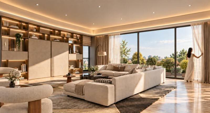 Rare Brand New GCBA, Grand 14.5m Wide Frontage. TOP Soon!, Oei Tiong Ham Park, Jalan Pelangi, Jalan Sampurna, Tanglin / Holland / Bukit Timah, 5 Bedrooms, 11,334 sqft, Detached House For Sale, by Yvonne Tang, 500280647 - Grand Living Room - PropertyGuru.com.sg