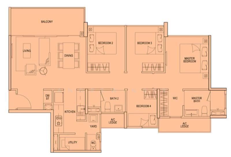 Waterbay, 47A Edgefield Plains, Hougang / Punggol / Sengkang, 4 Bedrooms, 1,141 sqft, Condominium For Sale, by Andrew Nair, 500280710 - PropertyGuru.com.sg