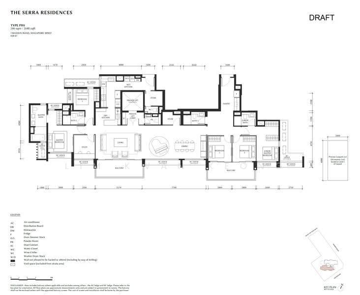 The Serra Residences, 7 Bassein Road, Newton / Novena, 5 Bedrooms, 2,648 sqft, Condominium For Sale, by Lim Kwan Keong, 500280751 - PropertyGuru.com.sg