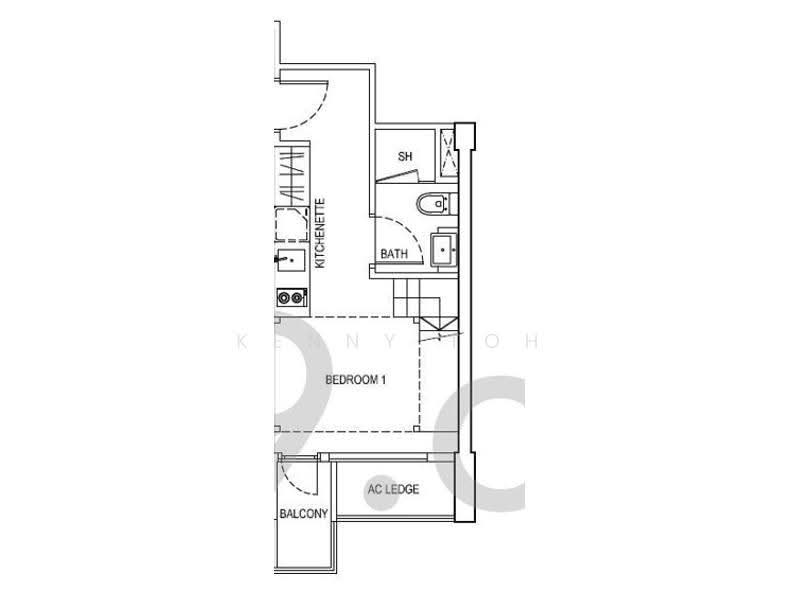 City Gate, 371 Beach Road, Beach Road / Bugis / Rochor, Studio, 250 sqft, Apartment For Rent, by Kenny Toh, 500280776 - PropertyGuru.com.sg