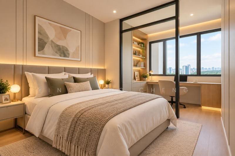 Clavon, Clementi Avenue 1, Buona Vista / West Coast / Clementi New Town, 1 Bedroom, 527 sqft, Condominium For Sale, by Ying Ying Cheng, 500280814 - Bedroom - PropertyGuru.com.sg