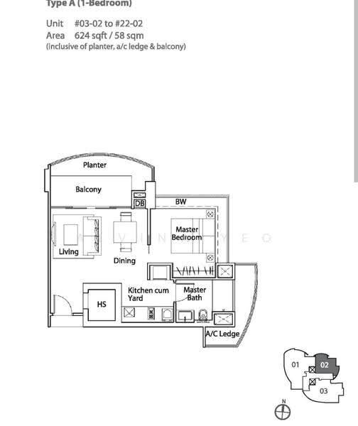 Lucida, 2 Suffolk Road, Newton / Novena, 1 Bedroom, 624 sqft, Apartment For Rent, by Alvina Yeo, 500280826 - PropertyGuru.com.sg