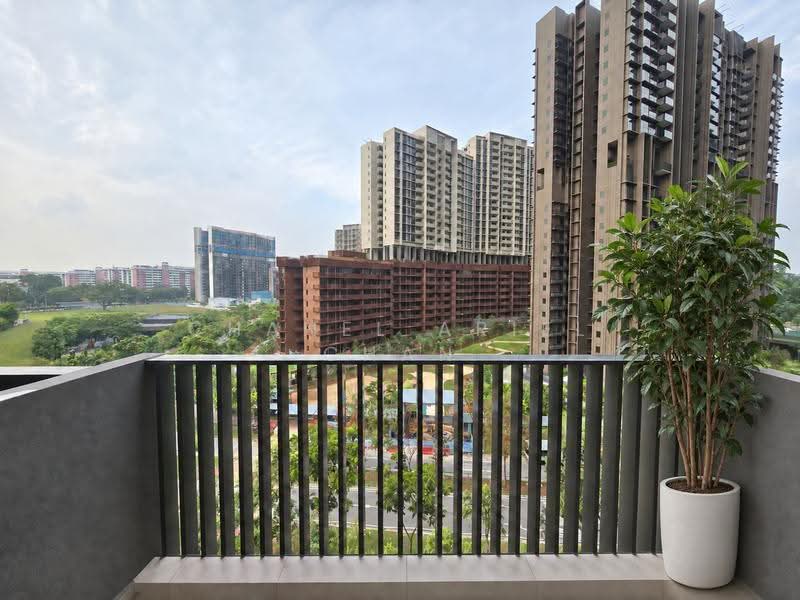 Lentor Modern, 7 Lentor Central, Mandai / Upper Thomson, 2 Bedrooms, 732 sqft, Condominium For Sale, by Chanel Ariel Chan, 500280848 - Balcony - PropertyGuru.com.sg