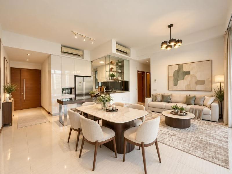 Woodhaven, 71 Woodgrove Avenue, Admiralty / Woodlands, 3 Bedrooms, 1,119 sqft, Condominium For Sale, by Klyssa Chong, 500280887 - Living Room - PropertyGuru.com.sg