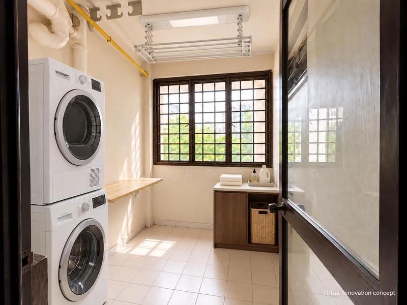 693 Jurong West Central 1, 693 Jurong West Central 1, Boon Lay / Jurong / Tuas, 3 Bedrooms, 1,098 sqft, HDB Flat For Sale, by Tan Hong Liang, 500280912 - Service Yard - PropertyGuru.com.sg