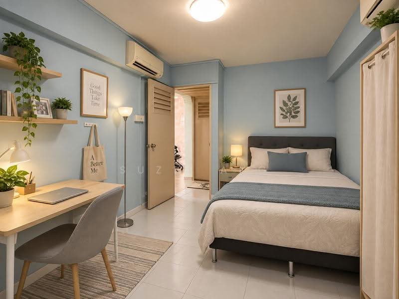835 Tampines Street 83, 835 Tampines Street 83, Pasir Ris / Tampines, 2 Bedrooms, 689 sqft, HDB Flat For Sale, by Suzie Ang, 500280956 - AI generate to declutter the unit - PropertyGuru.com.sg