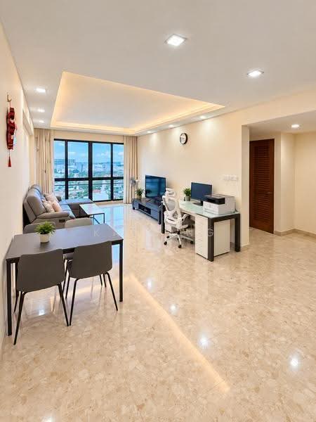 Simei Green Condominium, 5 Simei Street 4, Pasir Ris / Tampines, 3 Bedrooms, 1,195 sqft, Condominium For Sale, by Kal Ong, 500281031 - Living Room - PropertyGuru.com.sg