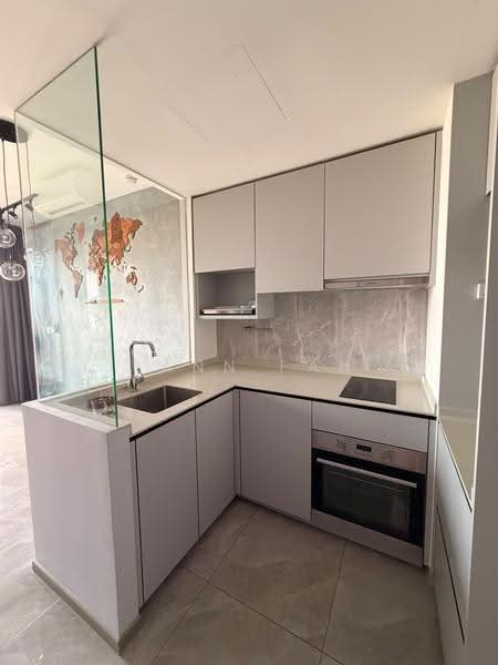 The Garden Residences, 7 Serangoon North View, Hougang / Punggol / Sengkang, 2 Bedrooms, 614 sqft, Condominium For Rent, by Fann Fan, 500281110 - Kitchen - PropertyGuru.com.sg