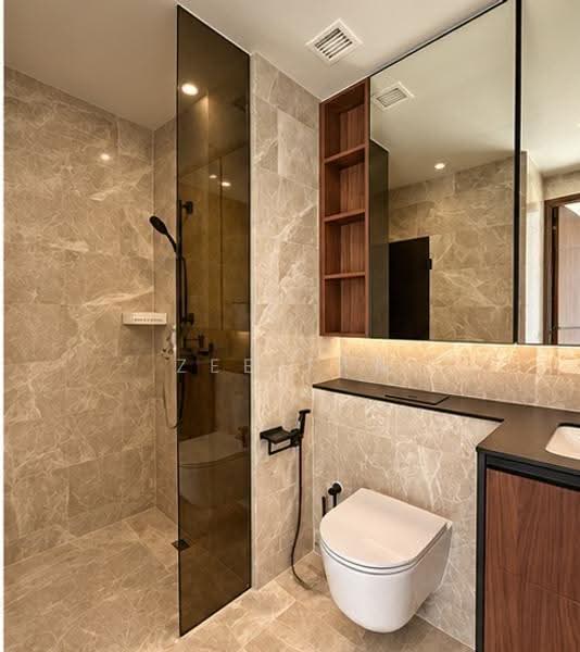 Coastline Residences, 7 Amber Road, East Coast / Marine Parade, 2 Bedrooms, 710 sqft, Condominium For Rent, by Zee Tan, 500281176 - Bathroom - PropertyGuru.com.sg