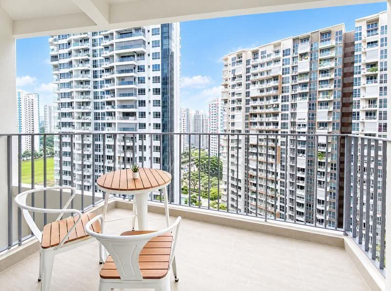 High Park Residences, 27 Fernvale Road, Seletar / Yio Chu Kang, 2 Bedrooms, 667 sqft, Condominium For Sale, by Kua WanTing, 500281180 - Balcony - PropertyGuru.com.sg