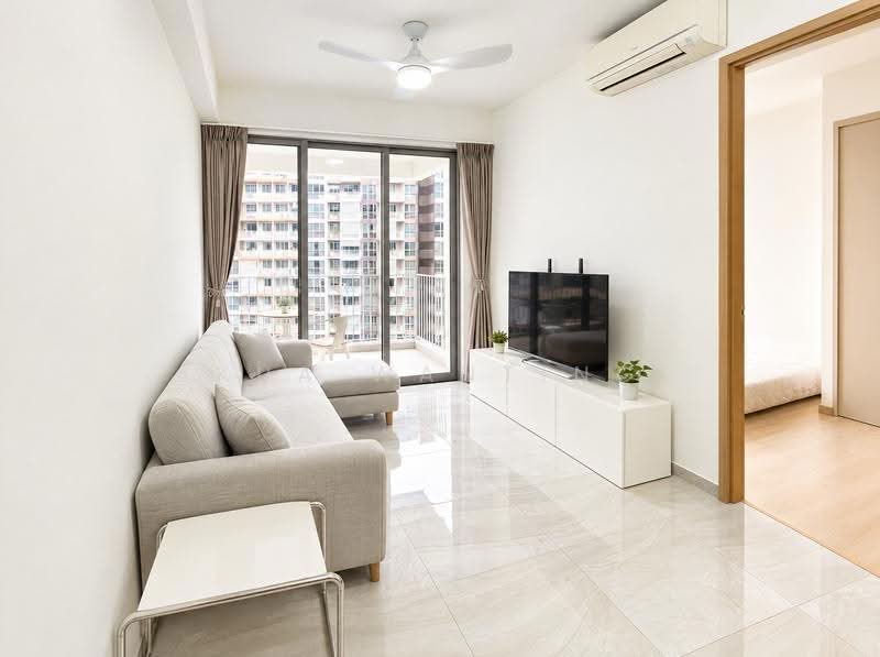 High Park Residences, 27 Fernvale Road, Seletar / Yio Chu Kang, 2 Bedrooms, 667 sqft, Condominium For Sale, by Kua WanTing, 500281180 - Living Room - PropertyGuru.com.sg