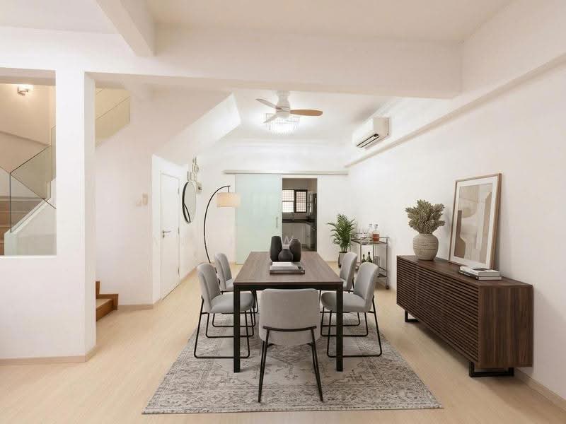 LAST OFFER $4.XXM | KATONG | RENOVATED | 臻稀仅此一席, NORTH FACING | MRT | AMENTITIES | 5 ROOM 4 BATH | RARE, East Coast / Marine Parade, 5 Bedrooms, 2,486 sqft, Terraced House For Sale, by Andrew Goh, 500281297 - Dining Room - PropertyGuru.com.sg