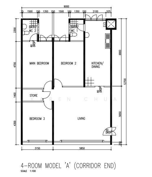 347 Ubi Avenue 1, 347 Ubi Avenue 1, Eunos / Geylang / Paya Lebar, 3 Bedrooms, 1,119 sqft, HDB Flat For Sale, by Karen Chua, 500281299 - PropertyGuru.com.sg