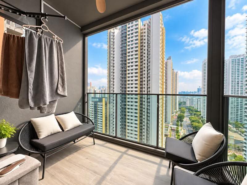 Clavon, 8 Clementi Avenue 1, Buona Vista / West Coast / Clementi New Town, 2 Bedrooms, 678 sqft, Condominium For Sale, by Zac Chen, 500281308 - Balcony - PropertyGuru.com.sg