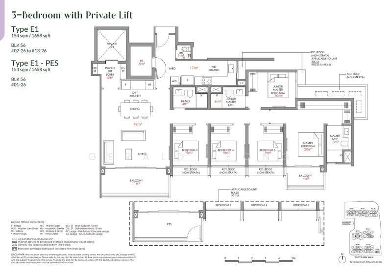 Narra Residences, 50, Dairy Farm / Bukit Panjang / Choa Chu Kang, 5 Bedrooms, 1,658 sqft, Condominium For Sale, by Gerald Leong, 500281327 - E1-PES - PropertyGuru.com.sg