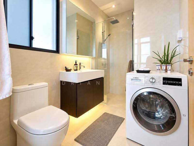 Hillion Residences, 10 Jelebu Road, Dairy Farm / Bukit Panjang / Choa Chu Kang, 1 Bedroom, 474 sqft, Condominium For Sale, by Adrian Soh, 500281467 - Bathroom - PropertyGuru.com.sg
