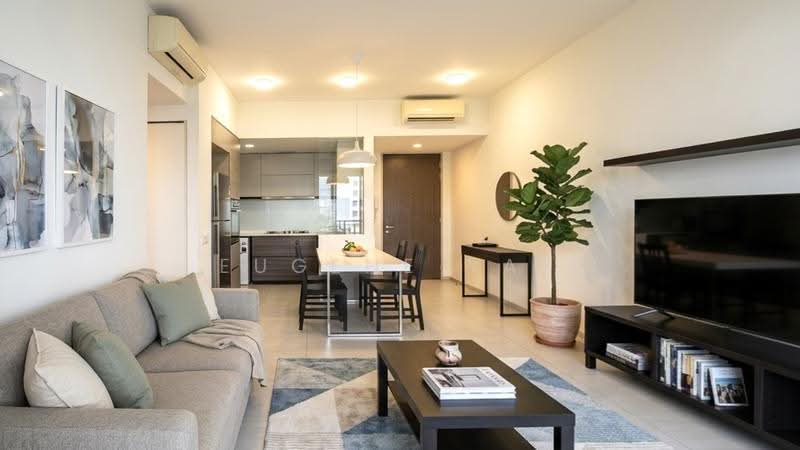 D'Nest, 131 Pasir Ris Grove, Pasir Ris / Tampines, 3 Bedrooms, 936 sqft, Condominium For Rent, by Eugene Yap, 500281470 - Living Room (AI Impression) - PropertyGuru.com.sg