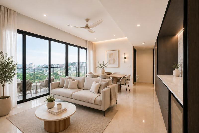 Avenue South Residence, 13 Silat Avenue, Alexandra / Commonwealth, 4 Bedrooms, 1,496 sqft, Condominium For Sale, by Joan Cheng, 500281485 - Living Room - PropertyGuru.com.sg