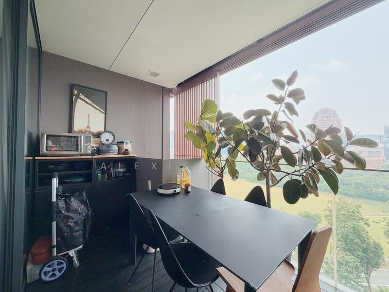 OUE Twin Peaks, 33 Leonie Hill Road, Orchard / River Valley, 1 Bedroom, 570 sqft, Condominium For Rent, by Alexis Quek, 500281515 - Dining Room - PropertyGuru.com.sg