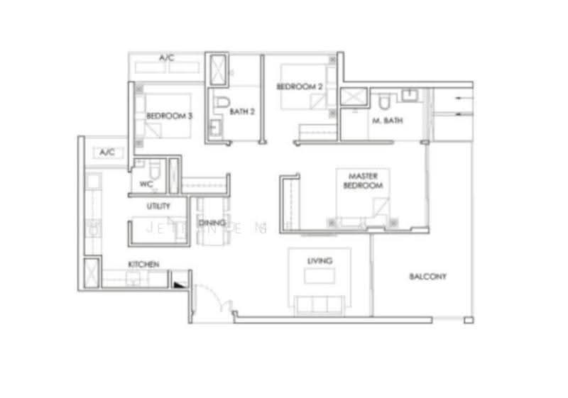 Phoenix Residences, 71 Phoenix Avenue, Dairy Farm / Bukit Panjang / Choa Chu Kang, 3 Bedrooms, 1,098 sqft, Condominium For Sale, by Ernest Tan, 500281538 - PropertyGuru.com.sg