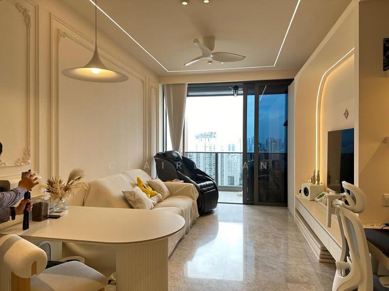 Riviere, 3 Jiak Kim Street, Alexandra / Commonwealth, 2 Bedrooms, 840 sqft, Condominium For Rent, by Claire Tan, 500281555 - Living Room - PropertyGuru.com.sg