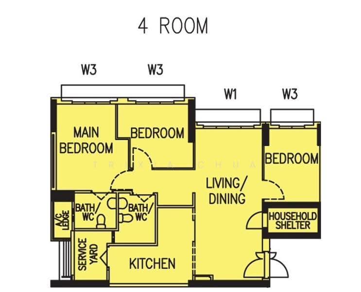 419A NORTHSHORE DRIVE, 419A, Hougang / Punggol / Sengkang, 3 Bedrooms, 1,011 sqft, HDB Flat For Sale, by Trixia Chua, 500281566 - PropertyGuru.com.sg