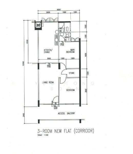 126 Lorong 1 Toa Payoh, 126 Lorong 1 Toa Payoh, Balestier / Toa Payoh, 2 Bedrooms, 721 sqft, HDB Flat For Sale, by Yeo Tong Boon, 500281588 - PropertyGuru.com.sg