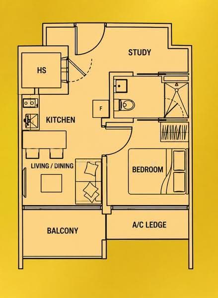 Laurel Tree, 42 Hillview Terrace, Dairy Farm / Bukit Panjang / Choa Chu Kang, 1 Bedroom, 463 sqft, Condominium For Sale, by Bikay Lim, 500281610 - PropertyGuru.com.sg