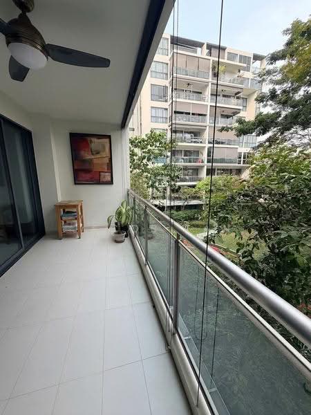 Parc Olympia, 52 Flora Drive, Changi Airport / Changi Village, 3 Bedrooms, 1,163 sqft, Condominium For Sale, by Jacob Tan, 500281639 - Balcony - PropertyGuru.com.sg