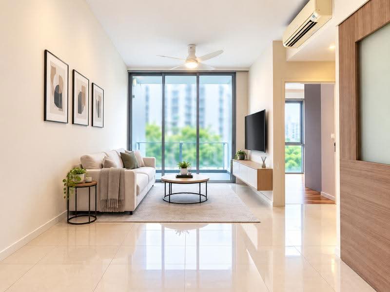 Canberra Residences, 501 Canberra Drive, Sembawang / Yishun, 1 Bedroom, 614 sqft, Condominium For Sale, by Candice Tan, 500281742 - Living Room - PropertyGuru.com.sg