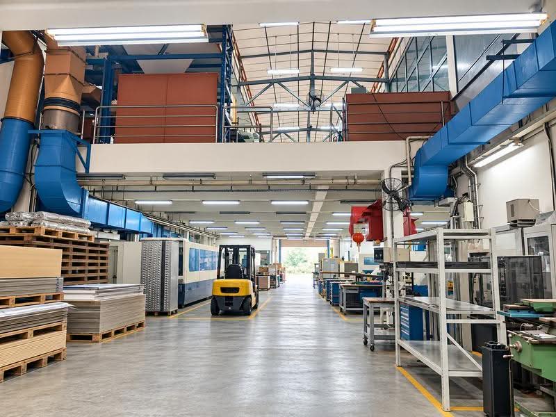 Factory with Large Open Yard & Dormitory Approval, Boon Lay / Jurong / Tuas, 76,881 sqft, Factory / Workshop (B2) For Sale, by Edith Tay, 500281781 - Interior - CommercialGuru.com.sg