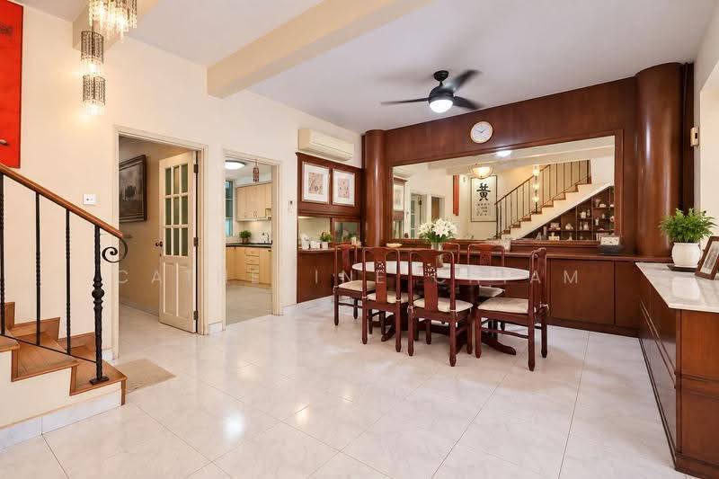 Seletar Terrace, Seleter Terrace, Seletar / Yio Chu Kang, 4 Bedrooms, 2,400 sqft, Terraced House For Sale, by Catherine Chiam, 500281782 - Dining Room - PropertyGuru.com.sg