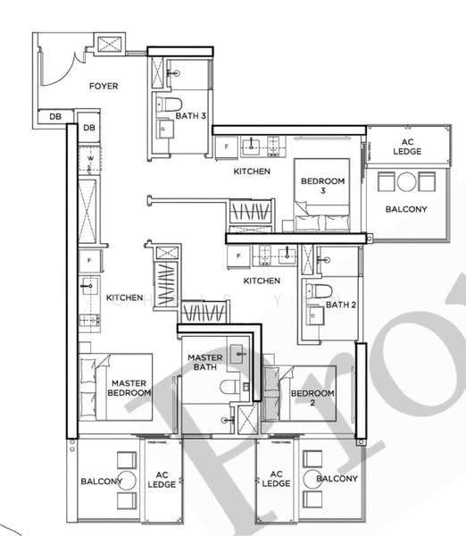 Gem Residences, Balestier / Toa Payoh, 3 Bedrooms, 980 sqft, Condominium For Sale, by Chris Yan, 500281893 - PropertyGuru.com.sg