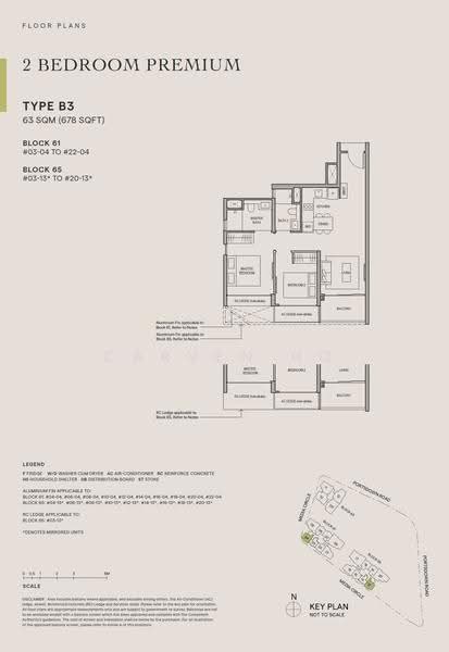 Bloomsbury Residences, 61 Media Circle, Buona Vista / West Coast / Clementi New Town, 2 Bedrooms, 678 sqft, Apartment For Sale, by Carven HO, 500282002 - PropertyGuru.com.sg