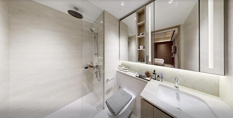 Bloomsbury Residences, 61 Media Circle, Buona Vista / West Coast / Clementi New Town, 2 Bedrooms, 678 sqft, Apartment For Sale, by Carven HO, 500282002 - Bathroom - PropertyGuru.com.sg