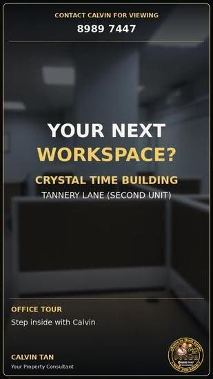 Crystal Time Building, 16 Tannery Lane, Macpherson / Potong Pasir, 2,925 sqft, Light Industrial (B1) For Rent, by Calvin Tan, 500282237 - CommercialGuru.com.sg
