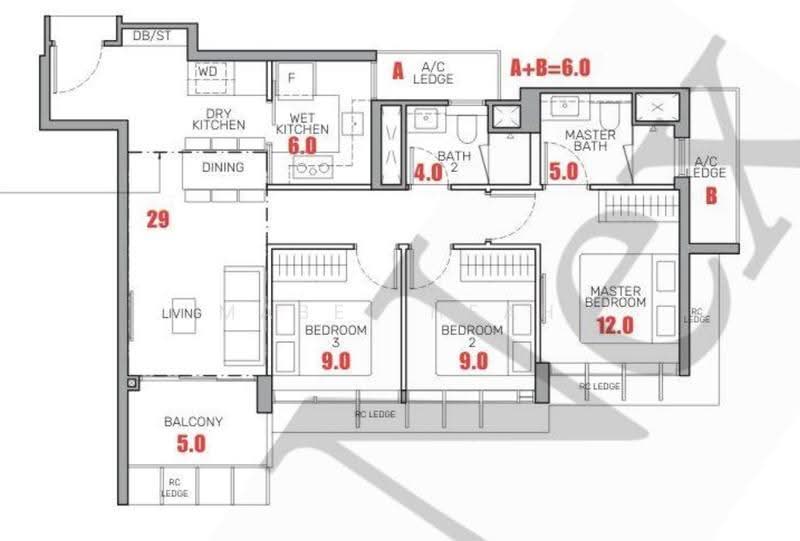 The Myst, 800 Upper Bukit Timah Road, Dairy Farm / Bukit Panjang / Choa Chu Kang, 3 Bedrooms, 1,066 sqft, Condominium For Rent, by Mabel Heah, 500282383 - PropertyGuru.com.sg