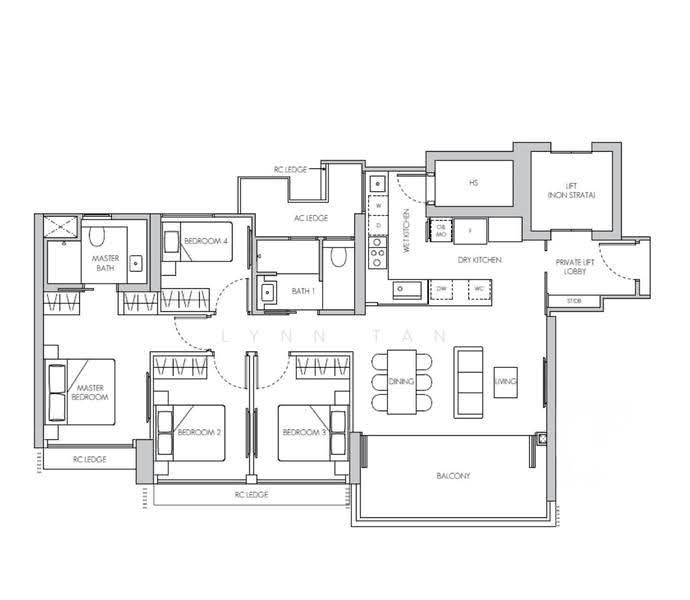 8@BT, 6 Bukit Timah Link, Clementi Park / Upper Bukit Timah, 4 Bedrooms, 1,356 sqft, Condominium For Sale, by Lynn Tan, 500282633 - PropertyGuru.com.sg