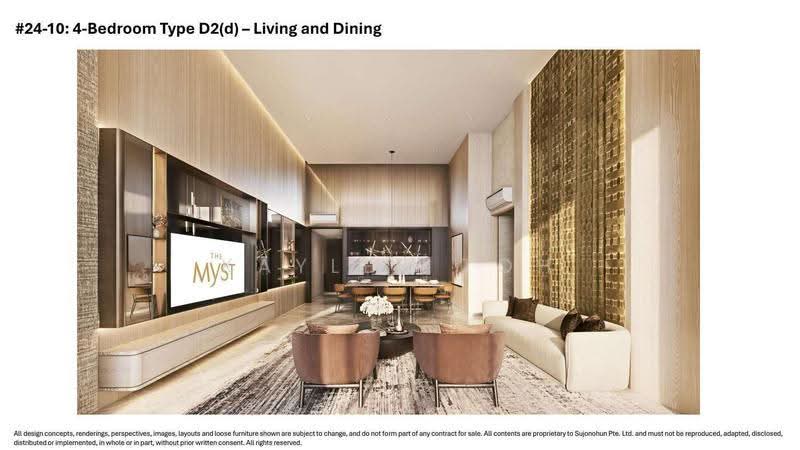 The Myst, 800 Upper Bukit Timah Road, Dairy Farm / Bukit Panjang / Choa Chu Kang, 4 Bedrooms, 1,518 sqft, Condominium For Sale, by Kaylee Toh, 500282642 - Living Room - PropertyGuru.com.sg