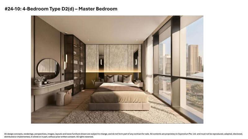 The Myst, 800 Upper Bukit Timah Road, Dairy Farm / Bukit Panjang / Choa Chu Kang, 4 Bedrooms, 1,518 sqft, Condominium For Sale, by Kaylee Toh, 500282642 - Master Bedroom - PropertyGuru.com.sg