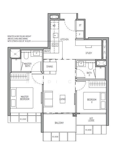 The Myst, 800 Upper Bukit Timah Road, Dairy Farm / Bukit Panjang / Choa Chu Kang, 2 Bedrooms, 700 sqft, Condominium For Sale, by Heidi Chow, 500282831 - PropertyGuru.com.sg