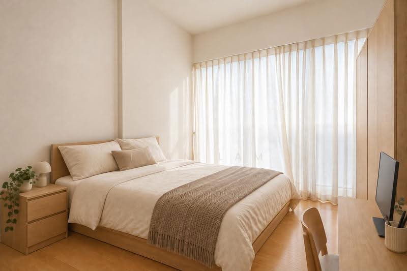 Parc Olympia, 54 Flora Drive, Changi Airport / Changi Village, 4 Bedrooms, 1,872 sqft, Condominium For Sale, by Ivan Lam, 500282996 - Bedroom (ID Rendered) - PropertyGuru.com.sg